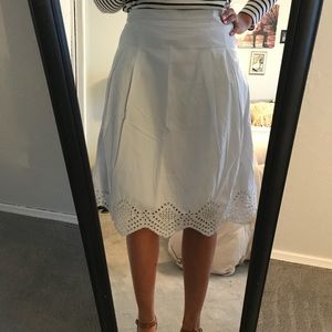 Pleated Soft Baby Blue Skirt